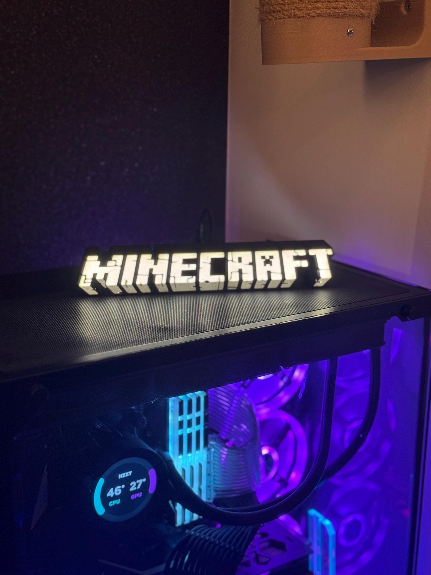 Minecraft Lightbox, Lampe - Leuchtende Pixelmagie