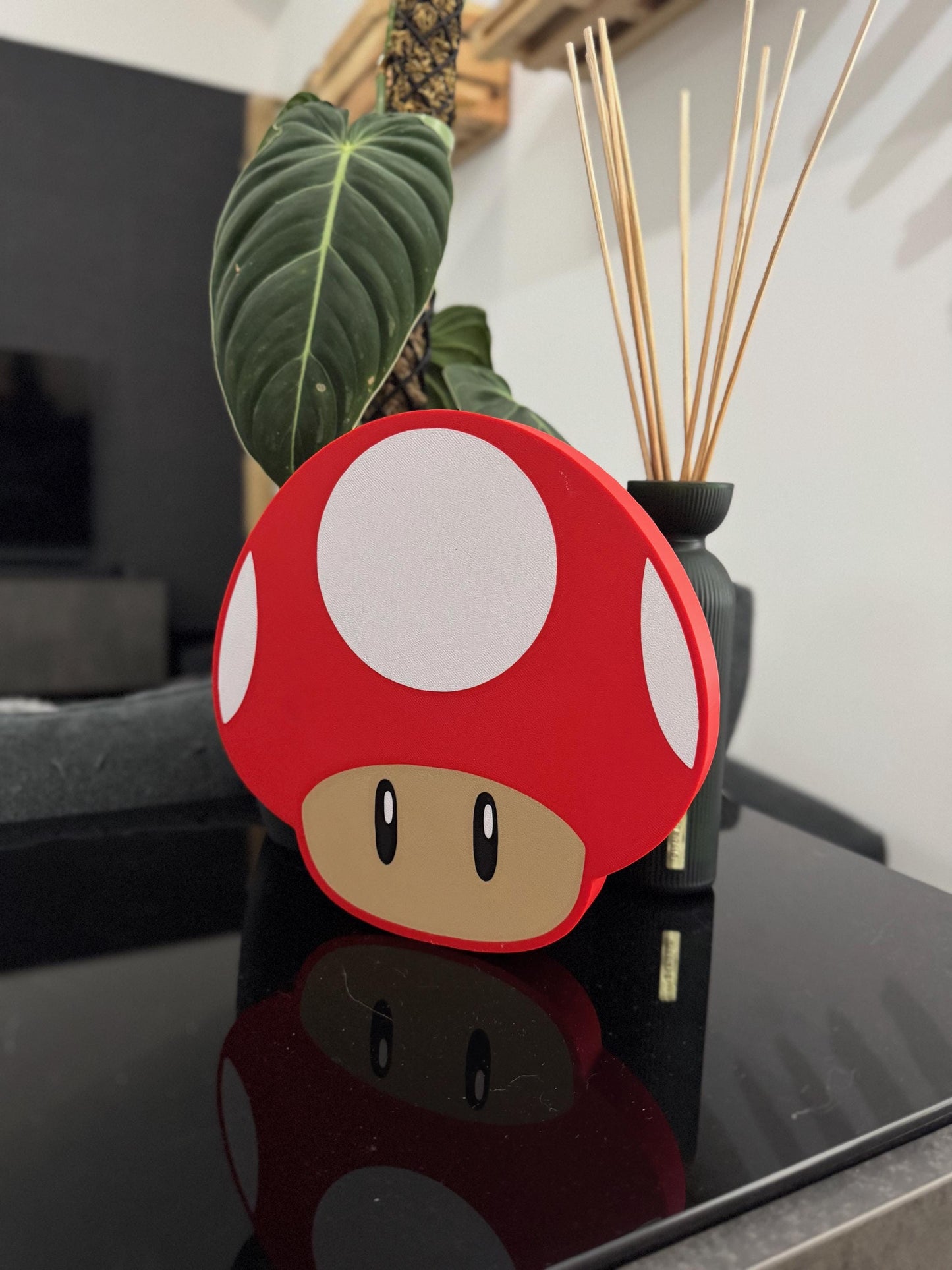 Super Mario Power-Up Pilz Lightbox – Gaming Deko mit LED-Beleuchtung