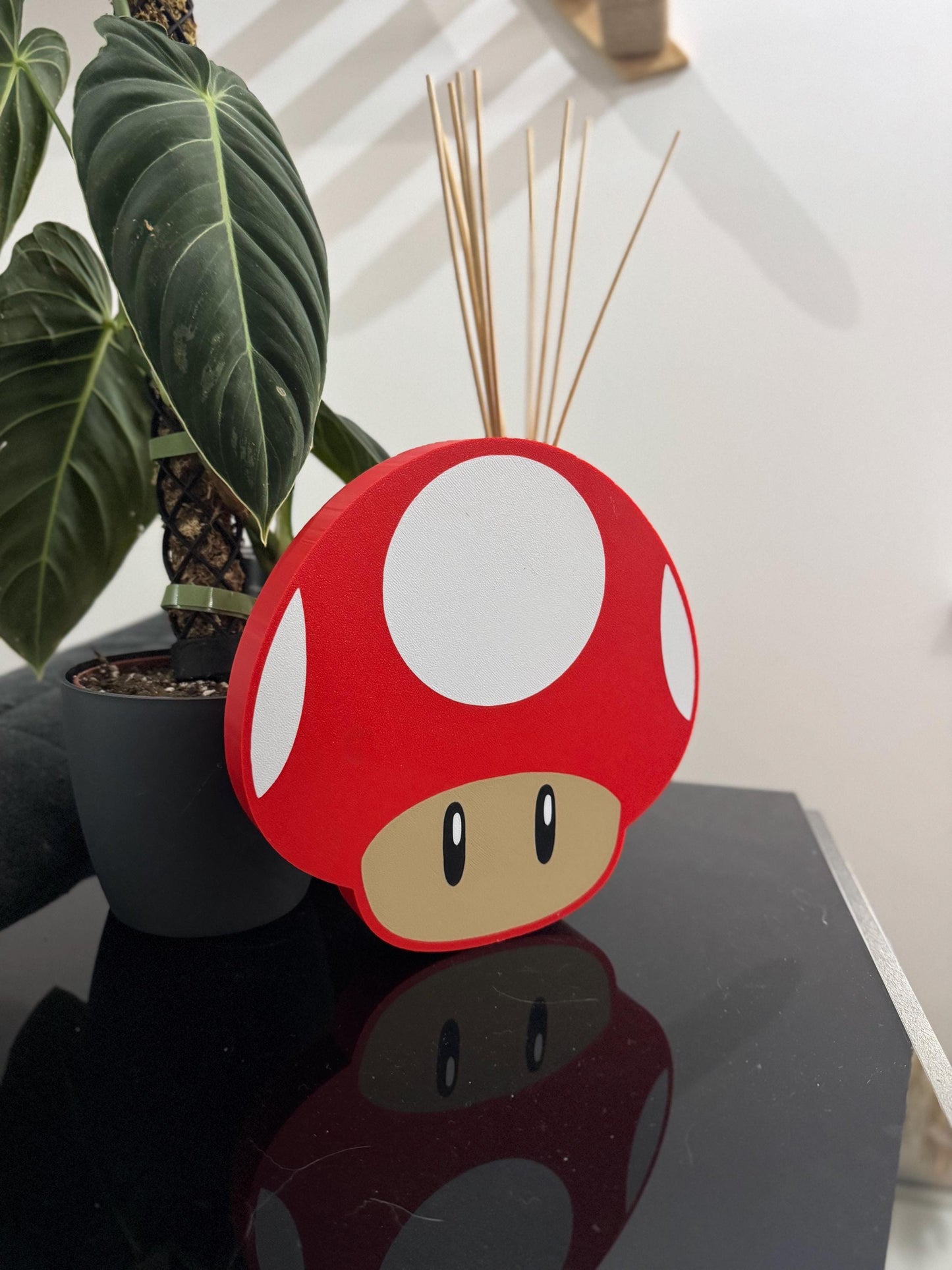 Super Mario Power-Up Pilz Lightbox – Gaming Deko mit LED-Beleuchtung