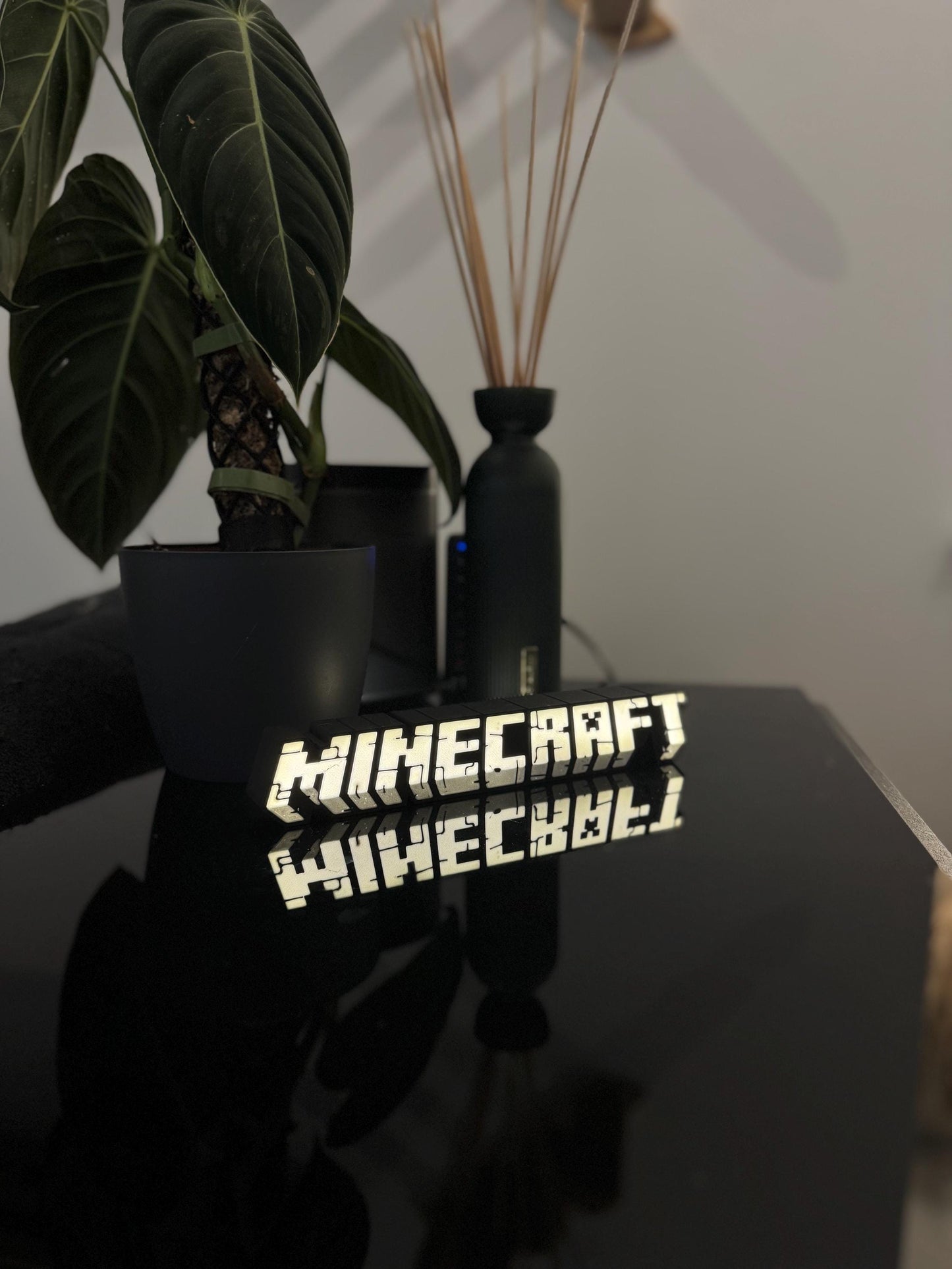 Minecraft Lightbox, Lampe - Leuchtende Pixelmagie