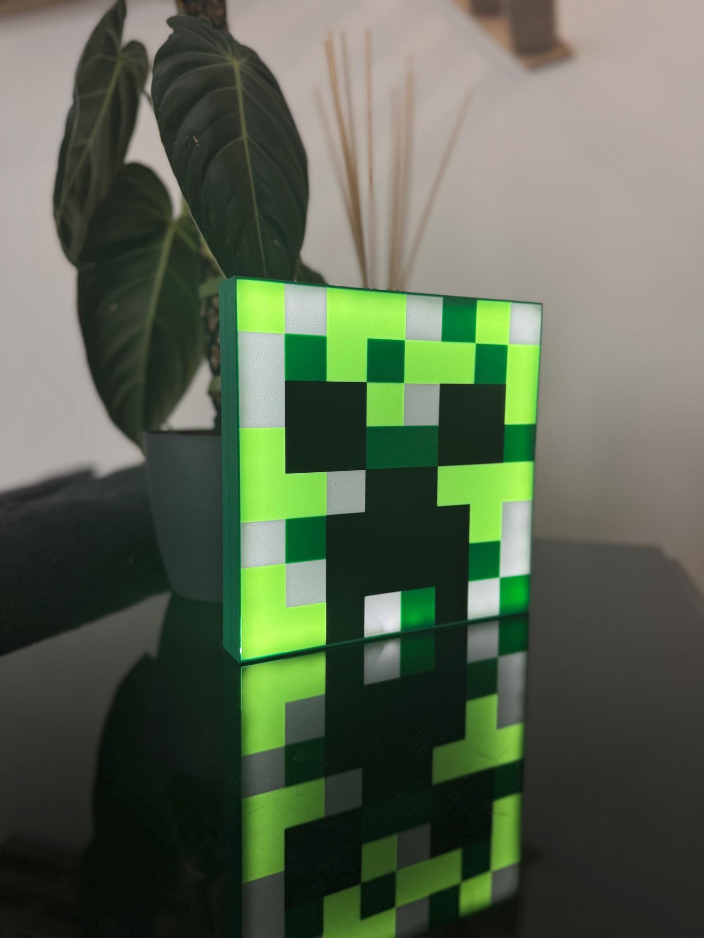 Creeper Lightbox (Glowbox) – Minecraft-Feeling für dein Zuhause