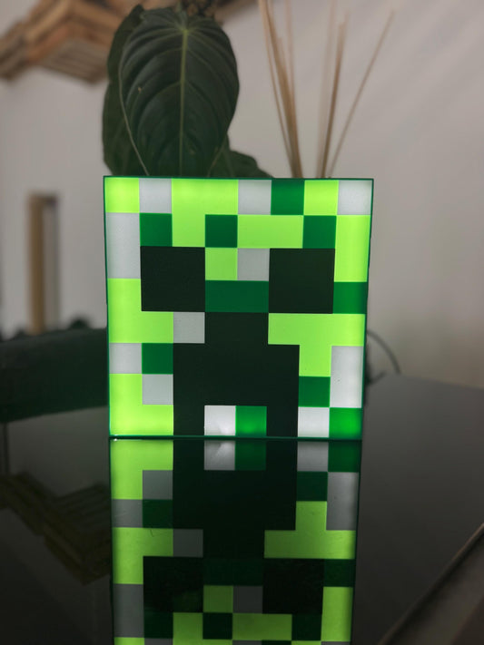 Creeper Lightbox (Glowbox) – Minecraft-Feeling für dein Zuhause
