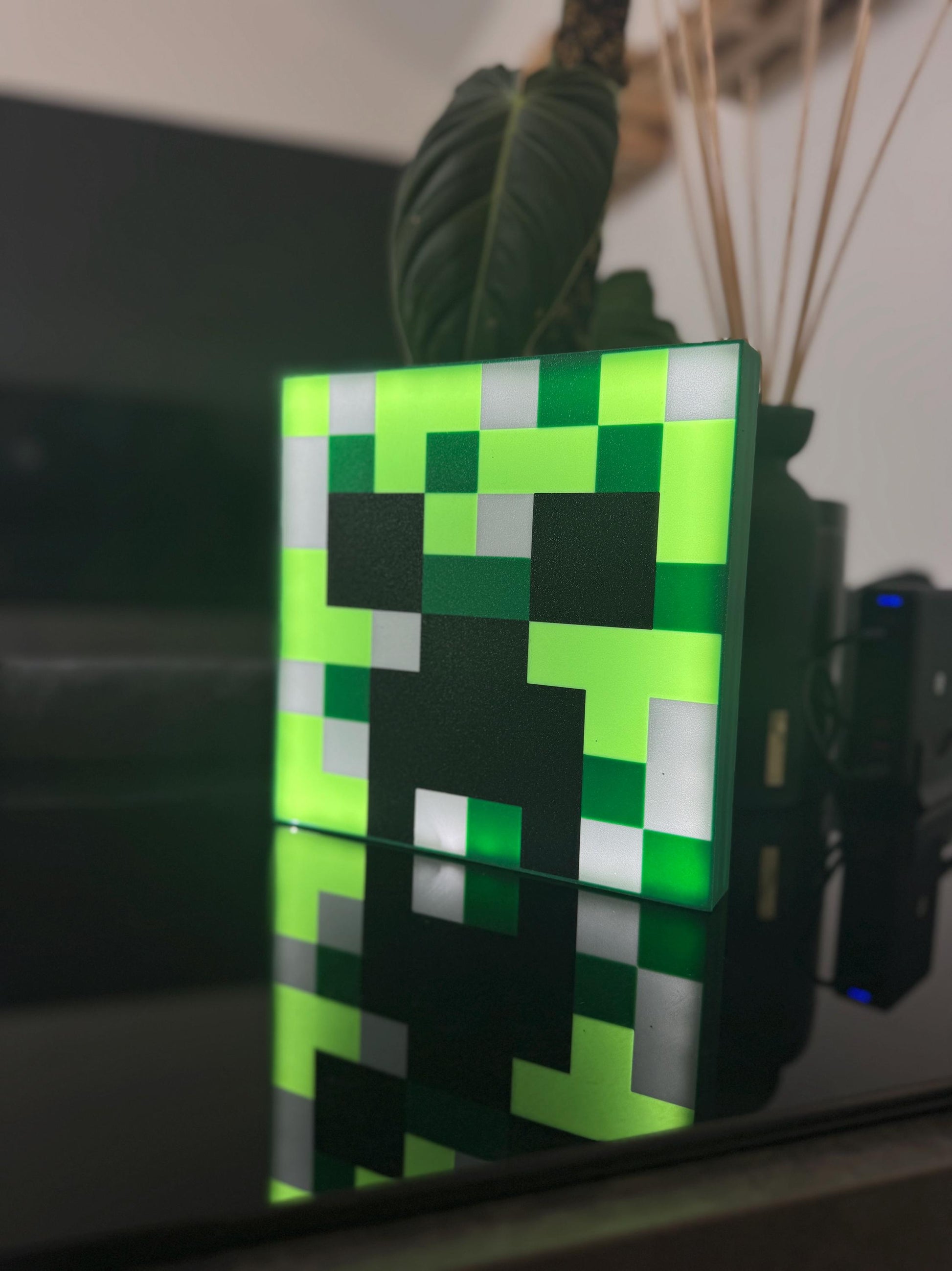 Creeper Lightbox (Glowbox) – Minecraft-Feeling für dein Zuhause
