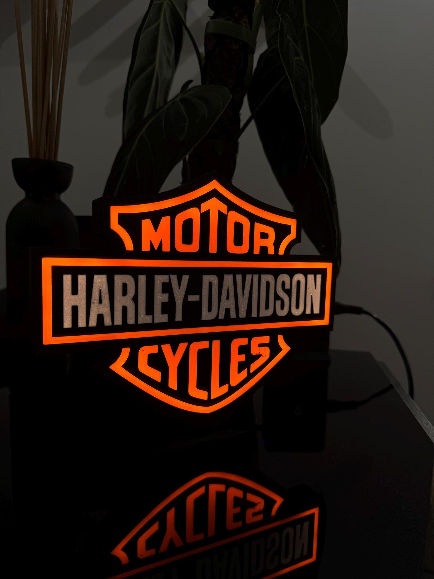 Harley Davidson Lichtbox – Perfekte Deko für Biker und Motorradliebhaber