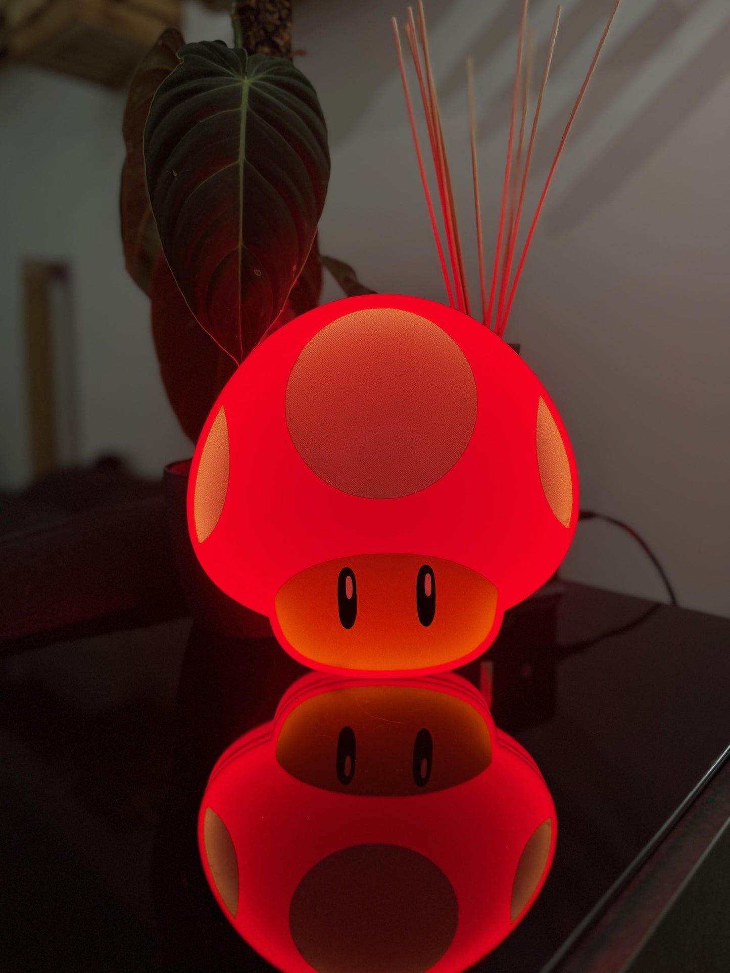 Super Mario Power-Up Pilz Lightbox – Gaming Deko mit LED-Beleuchtung