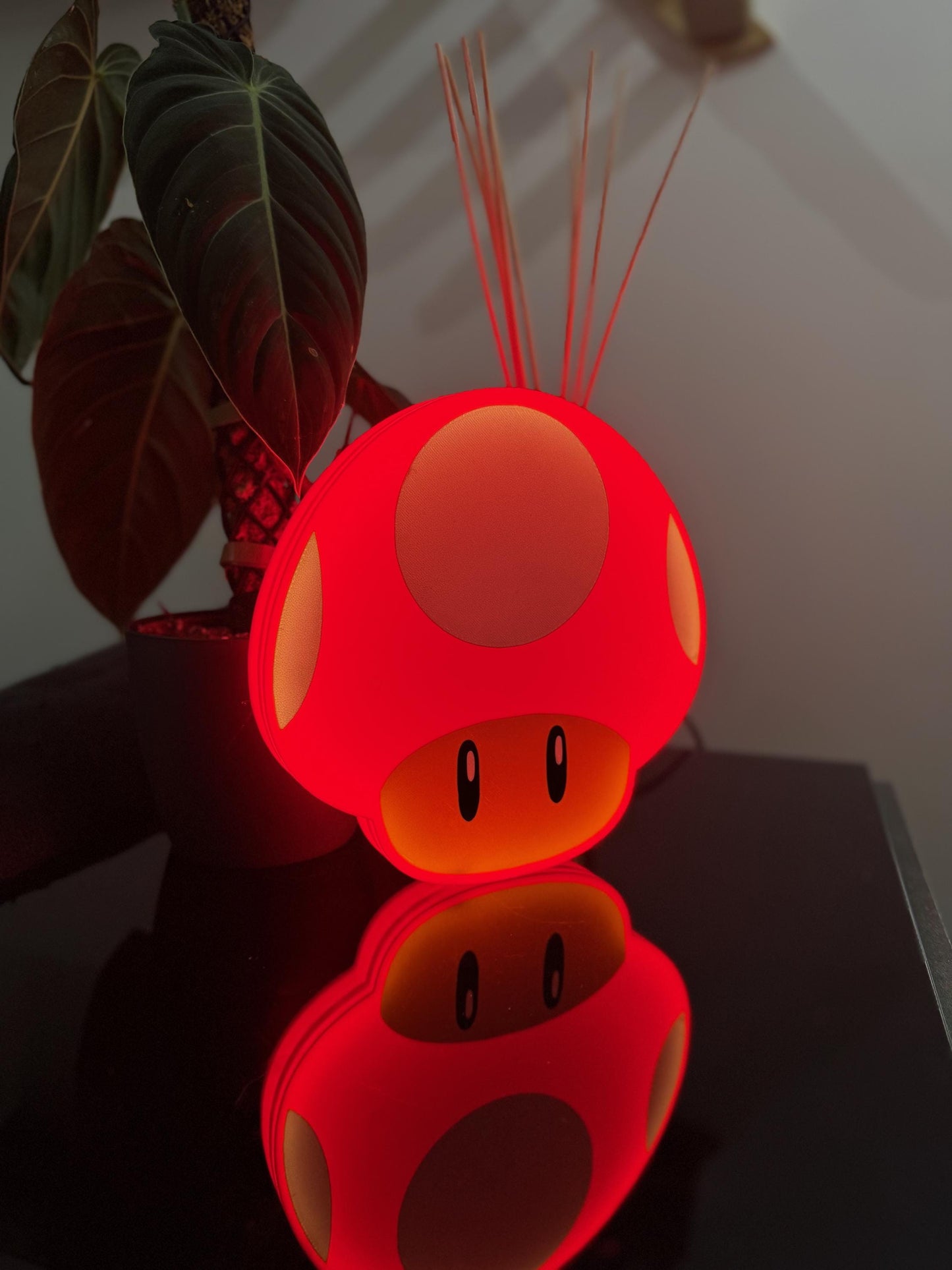 Super Mario Power-Up Pilz Lightbox – Gaming Deko mit LED-Beleuchtung