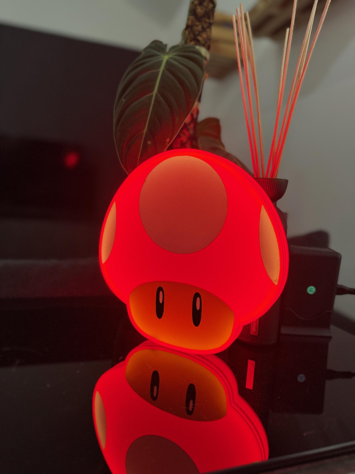 Super Mario Power-Up Pilz Lightbox – Gaming Deko mit LED-Beleuchtung