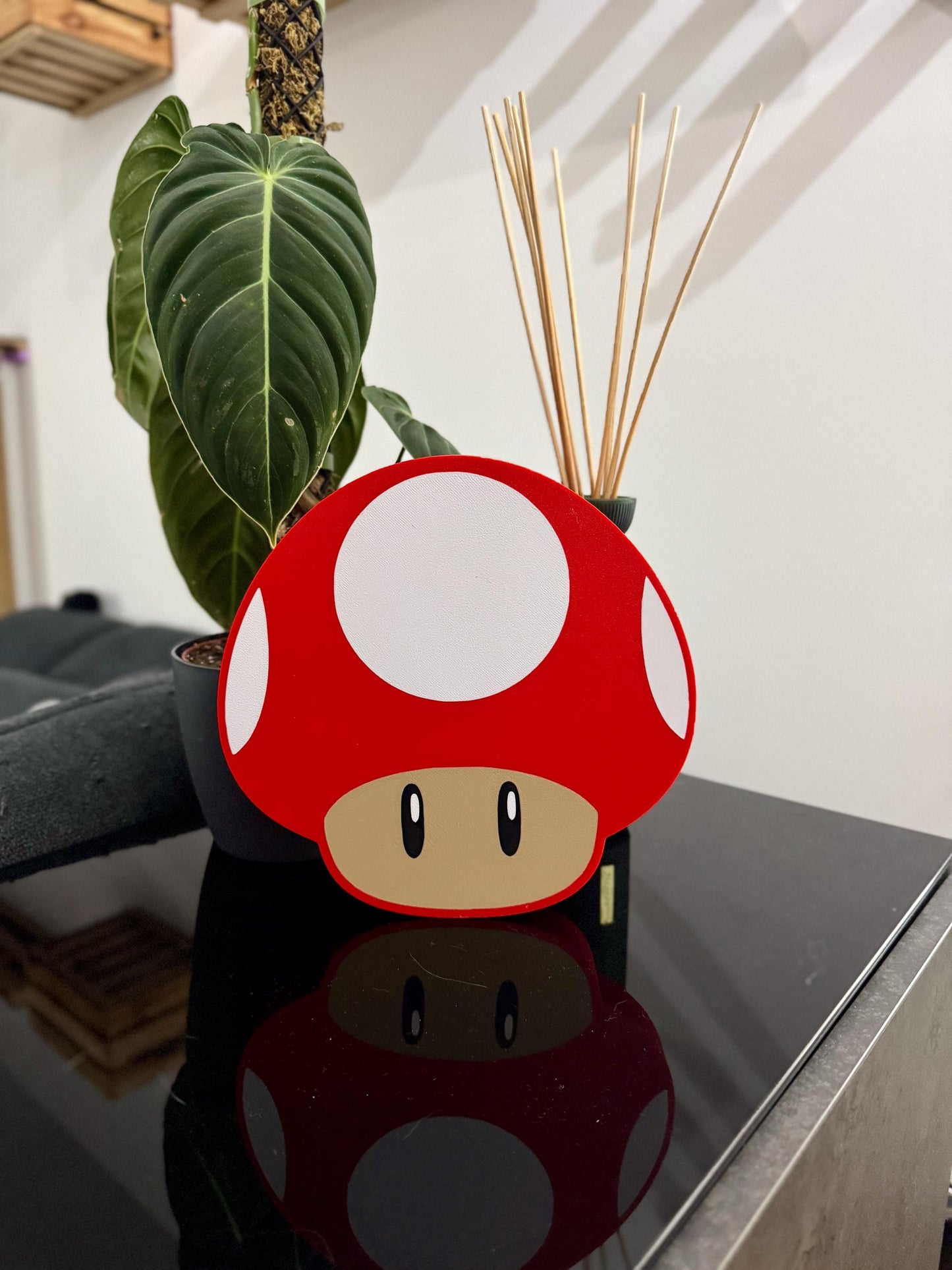 Super Mario Power-Up Pilz Lightbox – Gaming Deko mit LED-Beleuchtung