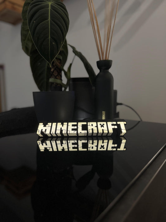 Minecraft Lightbox, Lampe - Leuchtende Pixelmagie