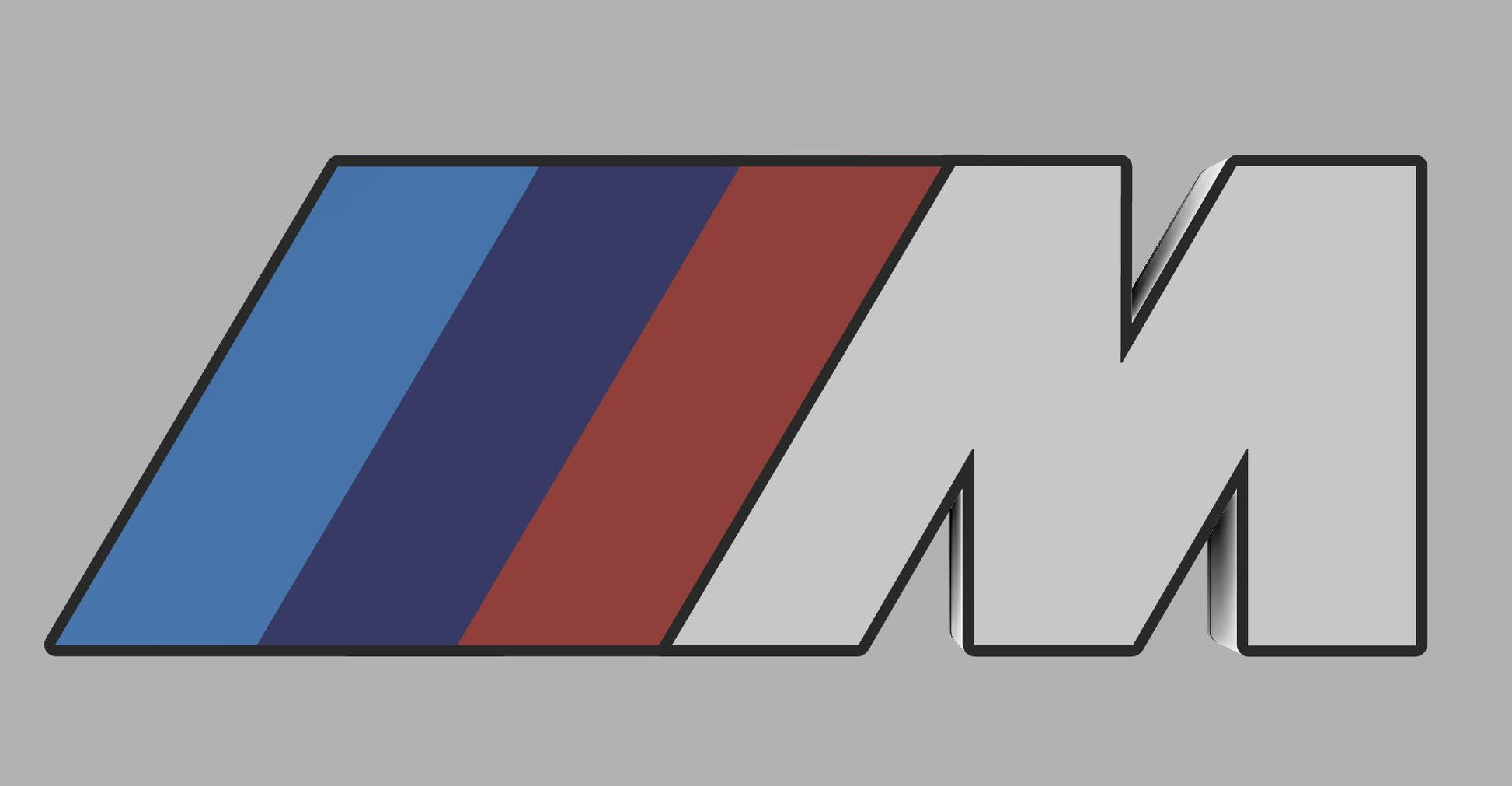BMW M Lightbox Big, Lampe – Bringe die Power der M-Streifen zum Leuchten!