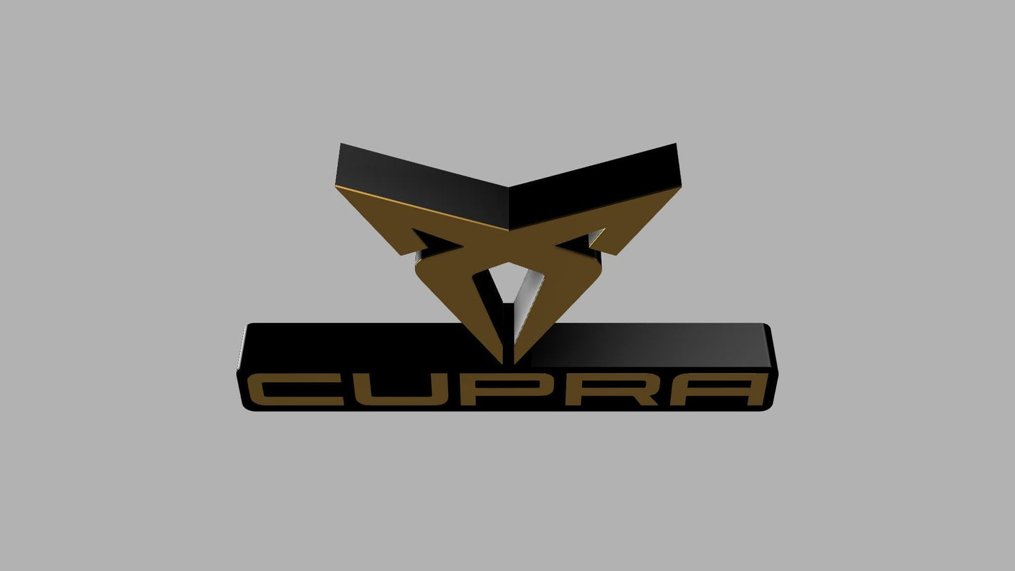 Cupra Lightbox – 3D-Druckdatei für mehrfarbigen Druck (Stl)