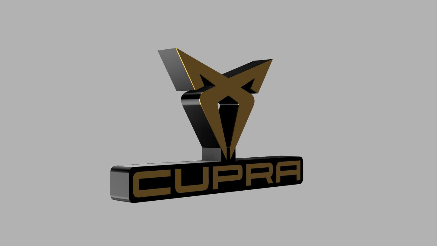 Cupra Lightbox – 3D-Druckdatei für mehrfarbigen Druck (Stl)