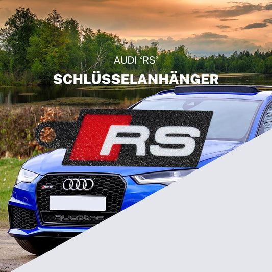 Audi RS Schlüsselanhänger – Edles Accessoire für echte RS-Enthusiasten