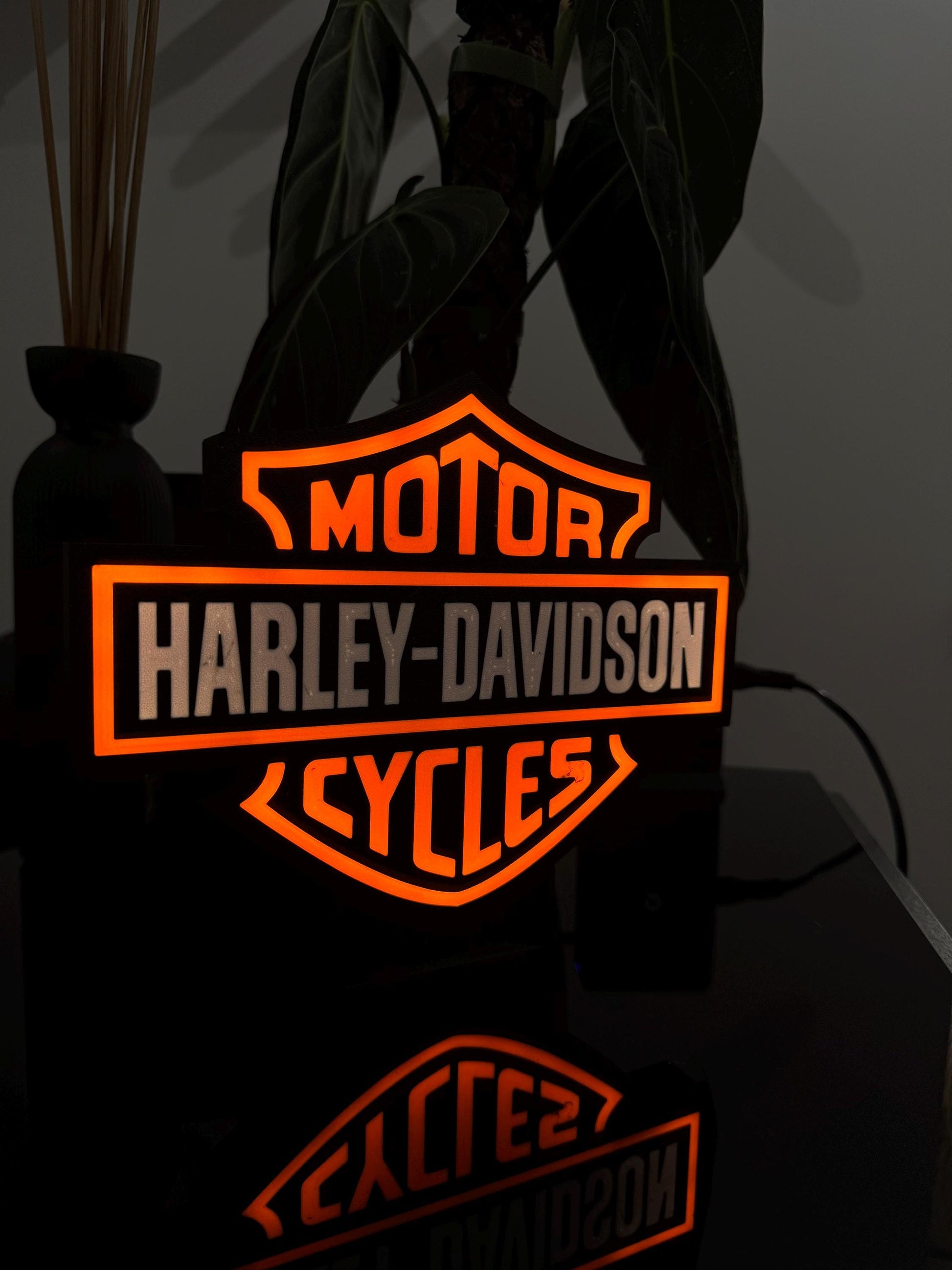 Harley Davidson Lichtbox – Perfekte Deko für Biker und Motorradliebhaber