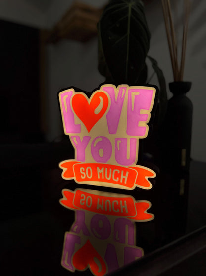 Love You So Much - Romantisches Geschenk für besondere Anlässe