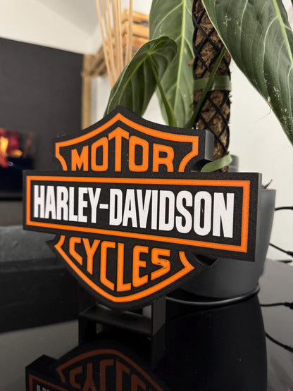 Harley Davidson Lichtbox – Perfekte Deko für Biker und Motorradliebhaber